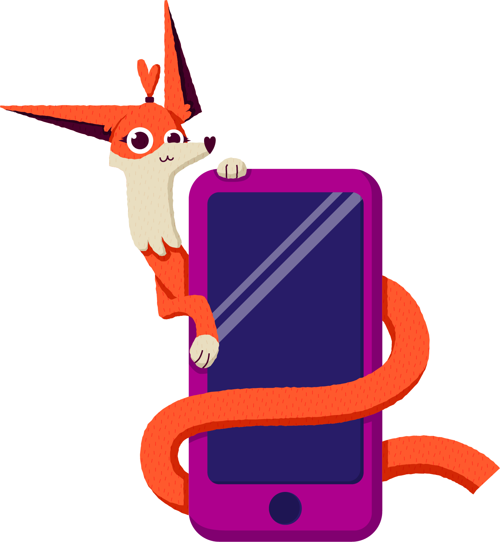 BIBIANA fox mascot