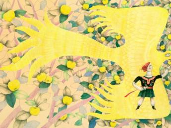 Bulharsko – Zlatý vták Kiyoko Sakata (Japonsko) Ilustrácia z knihy: Kin no tori (Hjógo, BL Publishing 2018) BIB 2019