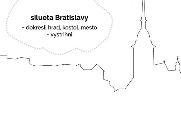 Doma s BIBIANOU - vytvorte si  Siluety miest 