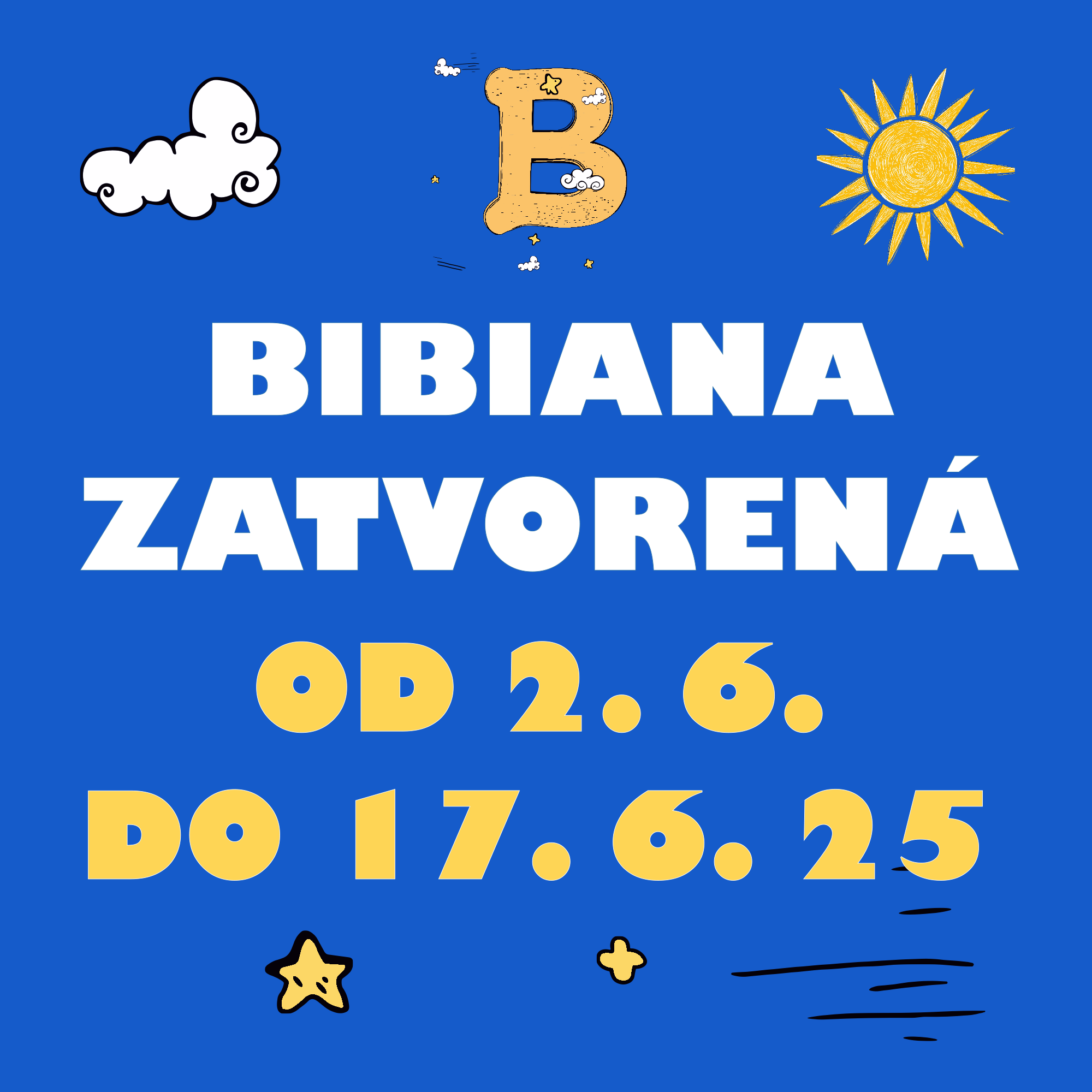 BIBIANA ZATVÁRA SVOJE BRÁNY