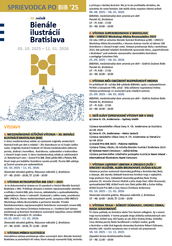 30. ročník Bienále Ilustrácií Bratislava